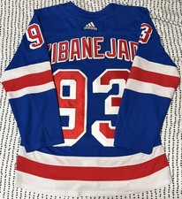 Mika Zibanejad New York Rangers Adidas NHL Hockey Jersey with Centennial Patch picture
