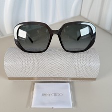 Jimmy Choo Karly/F/S 086/HA 57mm Havana Square Gradient Sunglasses picture