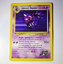 Wizards Sabrina's Haunter 58/132 Gym Heroes Uncommon 50 HP picture