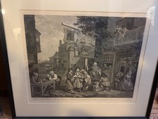 Hogarth copper plate engravings,