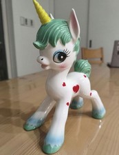 Vintage Rune Naito Unicorn Ceramic Figurine Kitsch Showa Retro 1960s USED picture