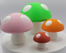 3d printed mushrooms - Set of four picture