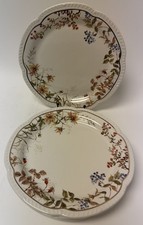Set 4 Potter's Studio Fall Wildflower Floral Scalloped 10