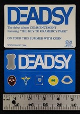 Deadsy Commencement Rare Original 2002 Record Label Promo Sticker picture