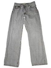 Madewell Jeans Womens Size 27 Curvy 90's Grey Straight Designer Modern Jeans picture