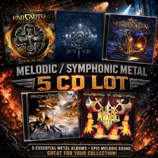SET OF 5 Melodic, Symphonic & Neoclassical Metal CD's. Van Canto, Mutum and more picture