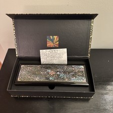 Traditional Korean Mother-of-Pearl (Najeon-chilki) Lacquerware Box with /Box  picture