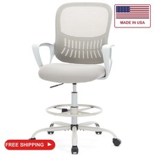 DUMOS Ergonomic Tall Drafting Chair, High Office Chair for Standing Desk picture