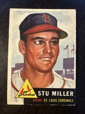 1953 TOPPS #183 STU MILLER CARDINALS POOR *Hot Corner Vintage* picture