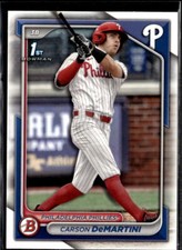 2024 Bowman Draft Paper Carson DeMartini Philadelphia Phillies #BD-89 5 Card Lot picture