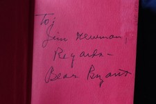 Paul Bear Bryant Autographed Book Alabama Legendary Football Coach JSA  Letter picture