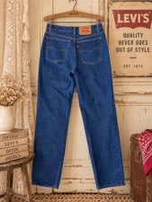 Levi's Vintage  Blue Denim Straight Jeans Button Fly Cotton 5-Pocket 17501-0159 picture