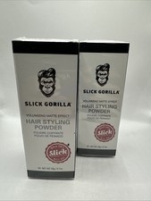 Slick Gorilla Hair Styling Powder (2PK) 0.7oz.each EXP 01/2028 NEW SEALED picture