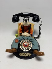 Vintage Disney Telemania Goofy Animated Talking Landline Telephone Works picture
