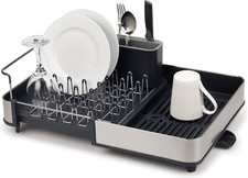 Joseph Joseph Extendable Dish Drying Rack with Dual Parts - Stainless Steel, Non picture