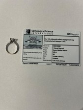 One 14K White gold solitaire engagement ring. 0.50ct Diamond picture