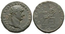 Trajan AE Sestertius. picture