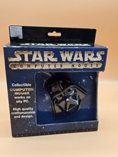 Vintage Star Wars Darth Vader PC Wired Computer Mouse New In Box   picture