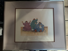 Barbara Lavallee Limited Edition Signed, Numbered, Framed “Three’s Company” picture