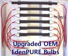 NEW EdenPURE Bulbs - Set of 6 OEM GEN3 1000 Infrared Heater Heating Elements picture