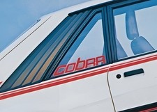 1979 1980 Mustang Cobra Fox Body COBRA Rear Window Decal Sticker Red Pair NOS GT picture