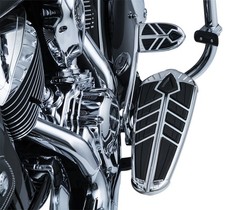 Kuryakyn Spear Driver Floorboard Inserts Chrome for Indian Motorcycles picture