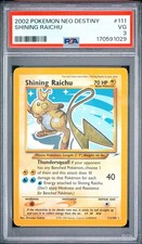 Shining Raichu: 2002 Pokémon Neo Destiny #111 - PSA 3 picture