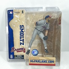 John Smoltz McFarlane Variant Grey Jersey Baseball Series 8 Braves - New/Sealed picture