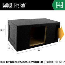 Single Custom-Ported Box for Kicker 12-Inch SoloBaric L7 Subwoofer (2.00 Cu ft) picture