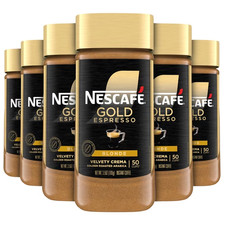 NESCAFÉ Gold Espresso Blonde Instant Coffee, 3.5 oz Jar Ounce (Pack of 1 or 6) picture