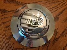 6-3/8”  Weld Racing  VR-Series Threaded Polished Billet Center Cap-forged  picture