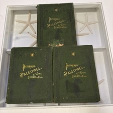 PICTURESQUE PALESTINE 1881 1st Ed Sinai Egypt Volume 2-4 Steel Wood Engraving picture