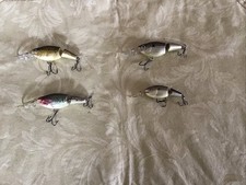 Rapala Jointed Shad Raps x 4 Two Sizes Unused Three 2 1/2