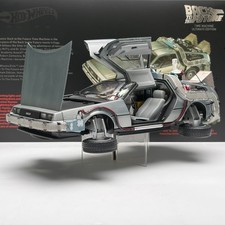 HotWheels 1:18 Super Elite Back To The Future Time Machine Ultimate Editon BLY44 picture