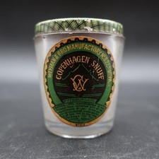 1800s TINY Copenhagen SAMPLE JAR Weyman Pittsburgh PA - MEGA RARE Antique picture