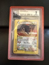 2003 POKEMON SKYRIDGE HOLO R #148 GOLEM BGS 9 *Swirl* picture