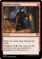 NM - Faithless Looting CMM - 220 Commander Masters picture