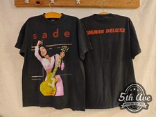 Sade Summer Deluxe Tour 1993 Basic Black 2 Side Unisex T shirt Reprint WA3623 picture