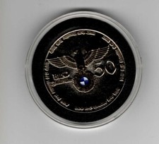 VERY RARE  BMW R75 Motorcycle Vintage Medal Coin in capsule picture