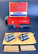 Lionel No. 55 Tie-Jector Car PRR 5511 O Gauge Boxed w/Ties & Ejectors Untested picture