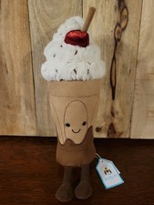 AUTHENTIC ❤ RETIRED NWT Jellycat Amuseables Marin Chocolate Milkshake FAST SHIP  picture