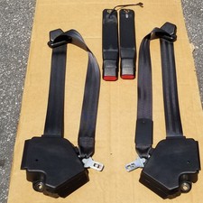 1986-1996 Corvette C4 Convertible Black Seat Belt Set Complete Great Working 42K picture