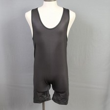 NWOT Men's XXXLarge TAKEDOWN Essential Wrestling Singlet ~ Black ~ Mens 3XL 0605 picture