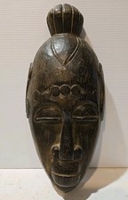 Vintage African Wooden Hand Carved 10