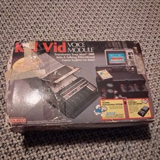 Atari 2600 Coleco Kid Vid Voice Module with Smurfs Save The Day, Complete In Box picture