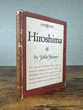 HIROSHIMA BY JOHN HERSEY 1946 FIRST EDITION FIRST PRINTING HC/DJ - VG CONDITION picture