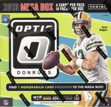 2016 PANINI DONRUSS OPTIC FOOTBALL MEGA BOX BLOWOUT CARDS picture