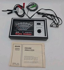 Vintage Sears  Engine Analyzer 161.216300 282163 Dwell Meter w/ Manual - Works  picture