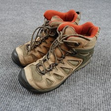 Simms Pursuit Goretex Mid Shoe Mens Size 10 Brown Leather Vibram Sole Boots picture