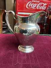 Gorham Sterling Silver Puritan Water Pitcher #182 4 1/4 Pint 8 3/4. 670 Grams. picture